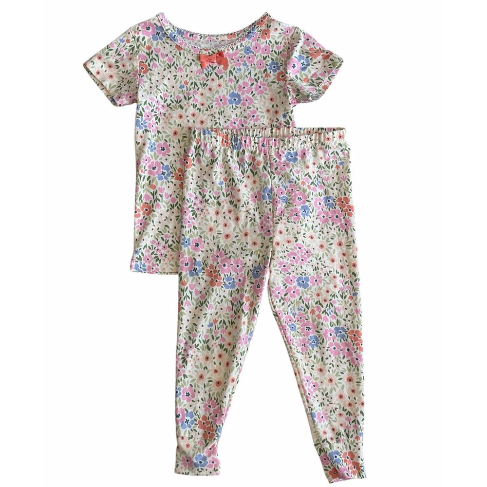 NICOLE MILLER Toddler Floral Pajama Set Size 3T